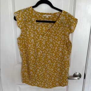 Floral Yellow Top